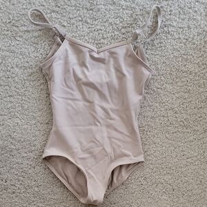 Capezio Kids Cream Bodysuit